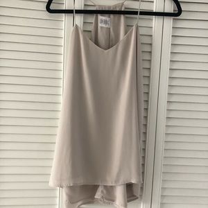 Express M oatmeal colored shirt